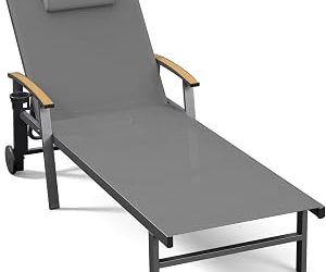 How to Assemble a Patio Chaise Lounge with Wheels